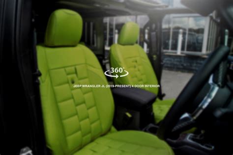 Jeep Wrangler JL 4 Door Green Comfort Interior | 360 View – Chelsea Truck Company