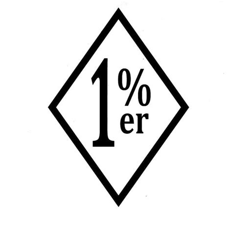 10CM*14CM 1%er One Percenter Biker Bad Boy Car Sticker Accessories Car ...