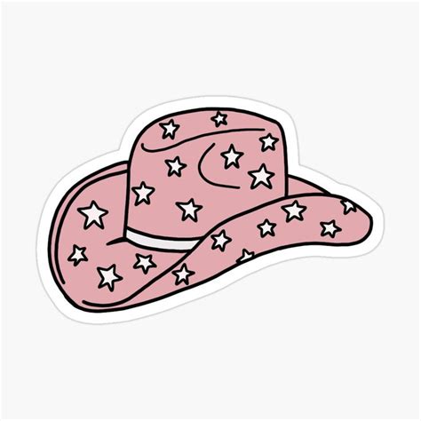 "Star Cowgirl Hat" Sticker for Sale by mgracew | Cute laptop stickers, Preppy stickers, Cool ...