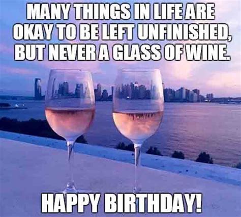 Happy Birthday Wine Glass Meme - Glass Designs