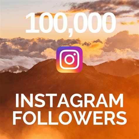 100,000 Instagram Followers for $497.97