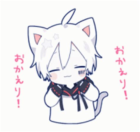 Cute Chibi GIF - Cute Chibi Hi - Discover & Share GIFs | Anime cat boy, Cute chibi, Cute anime chibi