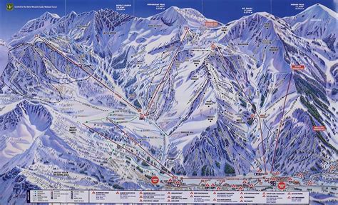 Alta Ski Area Trail Map