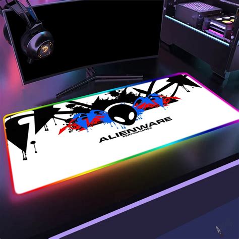 Alienware Mousepad Gamer Mouse Backlight Gaming Keyboard for Computers ...