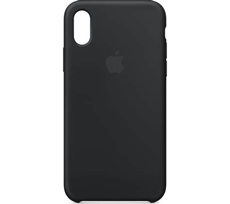 Buy APPLE iPhone X Silicone Case - Black | Free Delivery | Currys