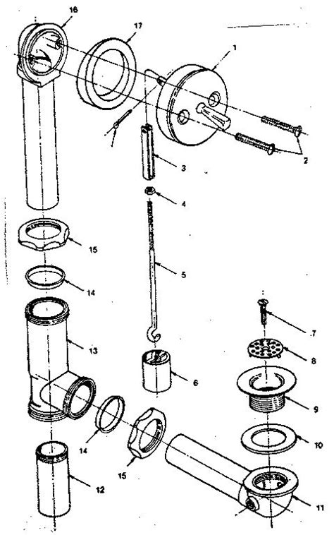 Bathtub Plumbing Diagram Exploded Parts | Kitchens & Bath in 2019 | Bathtub plumbing, Plumbing ...