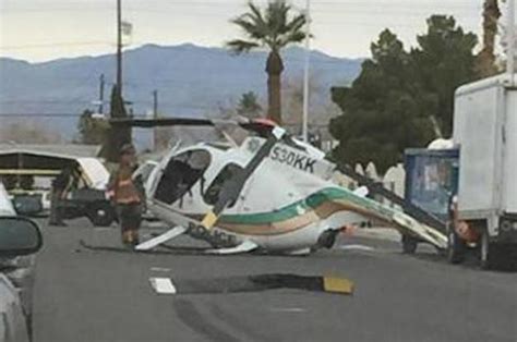 Police Helicopter Crashes In Las Vegas