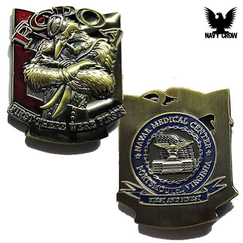 Naval Medical Center Portsmouth VA Navy Custom Challenge Coin