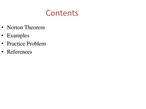 SOLUTION: Norton theorem - Studypool