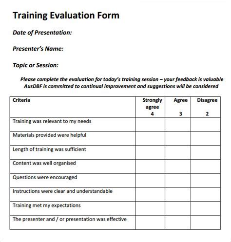 Training Feedback Report Template (2) - TEMPLATES EXAMPLE | TEMPLATES EXAMPLE Course Evaluation ...