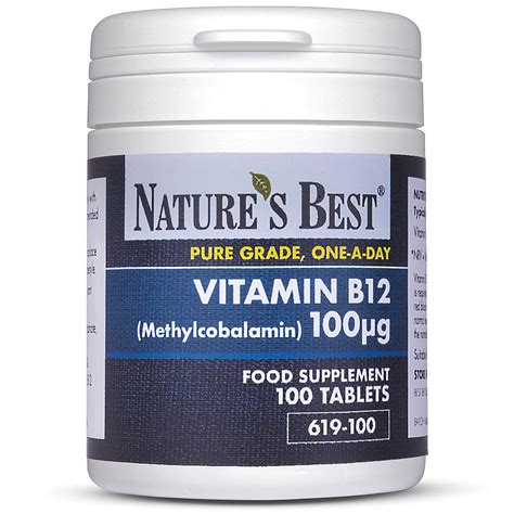 Vitamin B12 | 100µg High Strength Tablets | Nature's Best