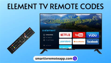 Element TV Universal Remote Codes & Programming Guide - Smart TV Remote App