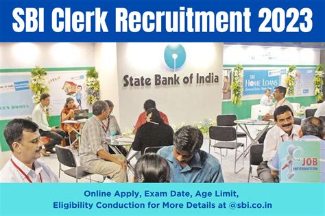 SBI Clerk Recruitment 2023 Online Apply, Exam Date, Age Limit ...