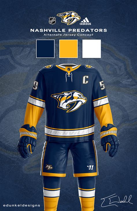 nashville predators jersey retro - Adrian Pfeiffer