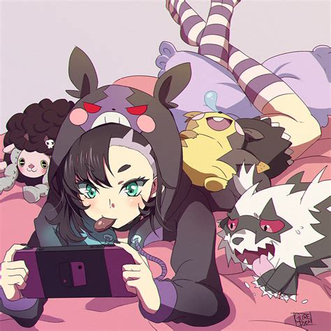 Marnie with a Switch | Pokemon waifu, Pokemon, Cute pokemon