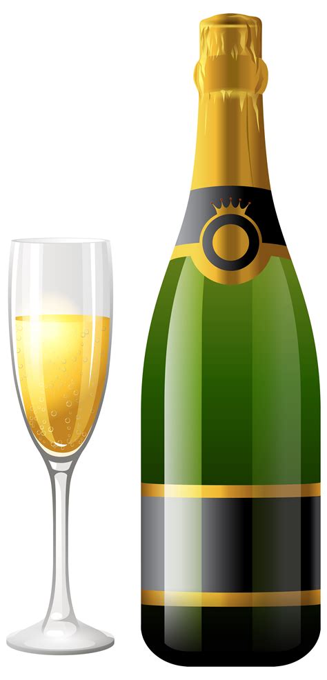 bottle of champagne clipart 10 free Cliparts | Download images on ...