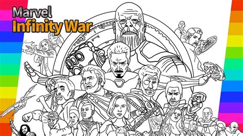 Printable Lego Avengers Infinity War Coloring Pages