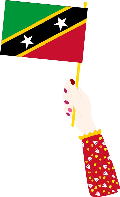 Flag of Saint Kitts and Nevis 7078898 Vector Art at Vecteezy