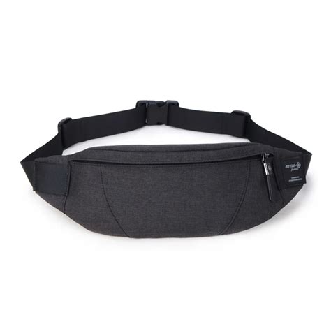 Hk Fanny Pack Black Waterproof Money Belt Bag Men Purse Teenager's Travel Wallet Belt Male Waist ...