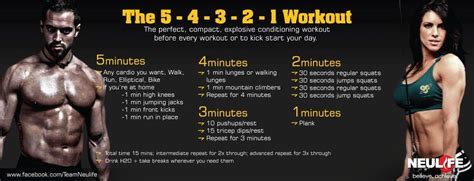 5-4-3-2-1 workout Squats And Lunges, Jump Squats, Conditioning Workouts, Mountain Climbers, High ...