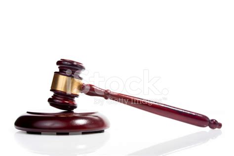 Judge Gavel Isolated On White Stock Photo | Royalty-Free | FreeImages