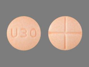 Pill Finder: U30 Orange Round - Medicine.com