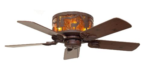 Ceiling Hugger Fans With Lights : Forest Breeze Ceiling Hugger Fan By Rustic Lighting And Fans ...