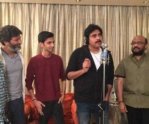 Pawan Kalyan Singing for Agnyaathavaasi