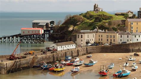 HD wallpaper: Tenby, Pembrokeshire, Beach, Wales, Sea, uk, coastal, sand | Wallpaper Flare