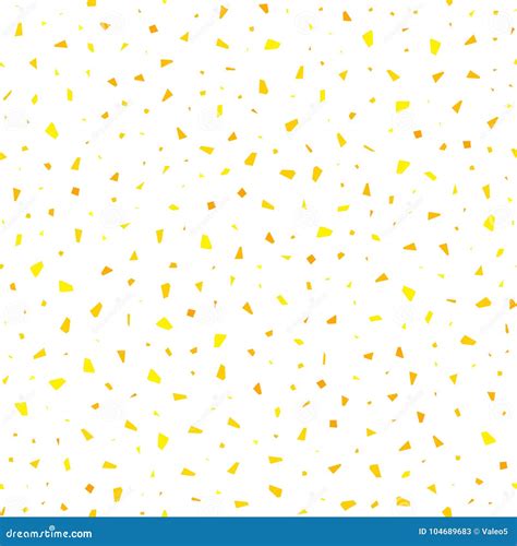 Yellow Confetti Seamless Pattern Stock Vector - Illustration of group, holiday: 104689683