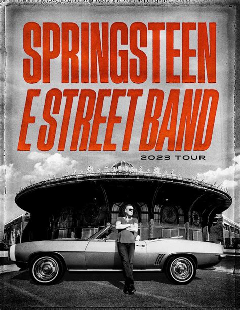 Bruce Springsteen Tour Poster 2024 - Janie Lisette