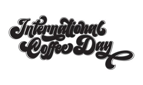 International Coffee Day logo design vector illustration. 27858185 Vector Art at Vecteezy