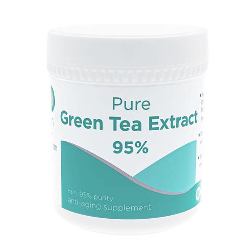 Green Tea Extract 95%.Tested for purity and heavy metals in an academic ...