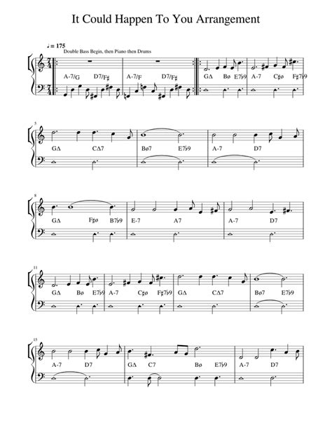 It Could Happen To You Arrangement Sheet music for Piano (Solo ...