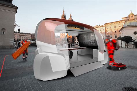 This autonomous ambulance uses a drone to clear way in crowded cities ...