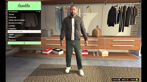 Grand Theft Auto 5/ All possible Clothes (franklin) - YouTube