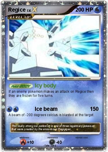 Pokémon Regice 264 264 - Icy body - My Pokemon Card