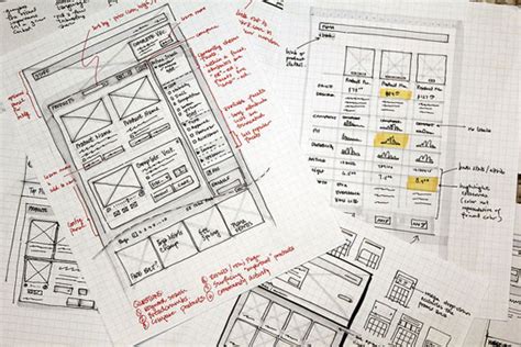 30 Great Examples of Web Design Sketches - Designbeep