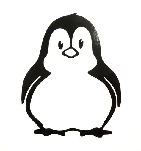 Cute BABY PENGUIN STICKER Decal Car Window MacBook Laptop Tablet iPad Wall 6 Year Exterior ...