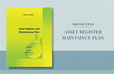 FREE Maintenance Plan Templates - Download in Word, Google Docs, Excel, PDF, Google Sheets ...