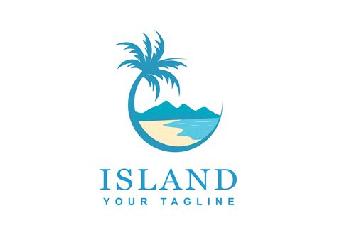 Island Logo Graphic by sabavector · Creative Fabrica