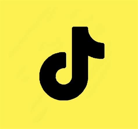 Yellow Tik Tok app icon