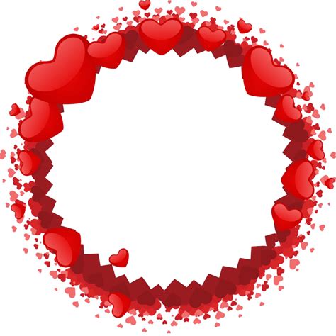 Valentine Frame PNG Transparent Picture - PNG Mart