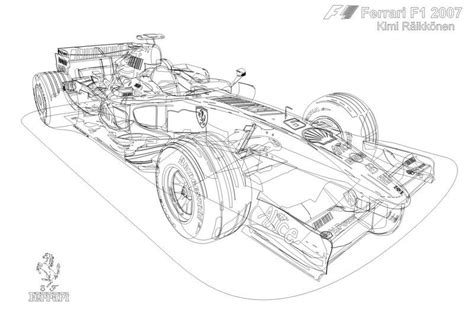 Ferrari F1 Line Drawing by preHEstoric on deviantART | Line drawing ...