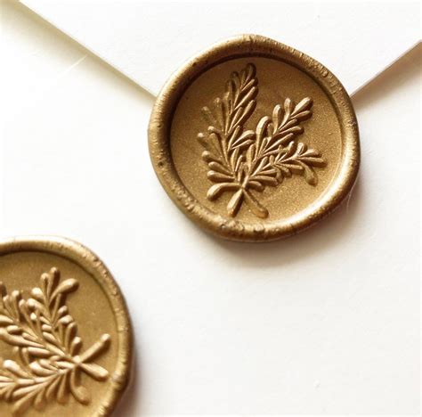 Self Adhesive Fern Wax Seals Envelope Seals Wedding Wax - Etsy Australia