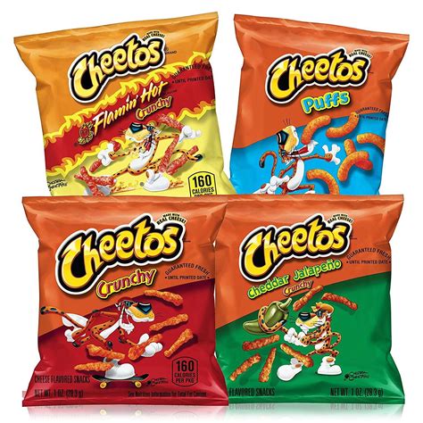 Cheetos Cheese Flavored Snacks Variety Pack, 40 Count - Walmart.com