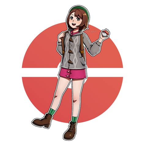 Made a fan art of Pokemon Sword and Shield Female Trainer : r/pokemon