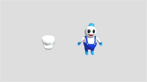 Snow Bros Character2 - 3D model by qamarnaveed415 [7eafcc1] - Sketchfab