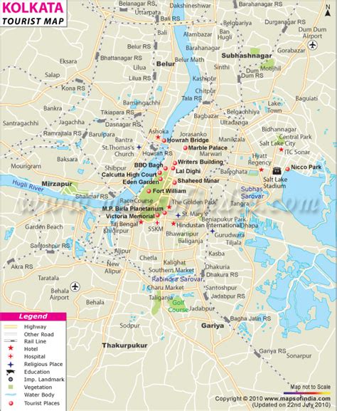 Kolkata Map, Map of Kolkata India, India Maps, Maps India