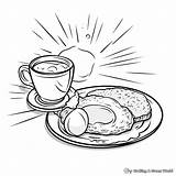 Fried Egg Coloring Pages  Free & Printable sketch template